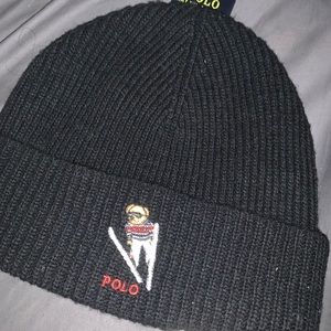 ski bear knit hat